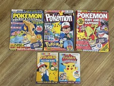 Vintage Pokemon Total Games Guide Magazine + Game Fun Yellow Players Guide Books