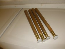 Vintage Set Of 4 Mid Century Modern Wooden Tapered Table Furniture Legs 19”