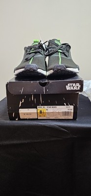 adidas NMD_R1 STAR WARS Yoda Black Green FW3935 Men's Athletic Sneakers M 8.5