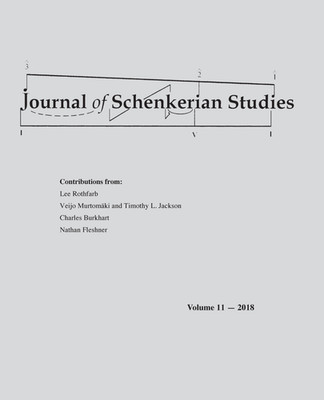 The Journal of Schenkerian Studies - Full Run (Issues 1-12)