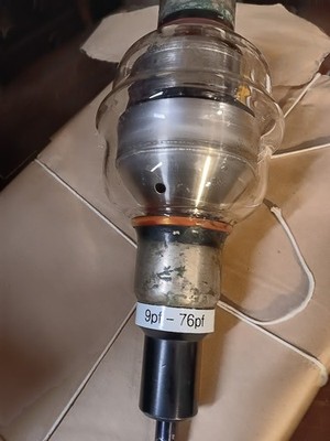 JENNINGS RADIO TYPE VMMC VACUUM VARIABLE CAPACITOR 9pF   76pf