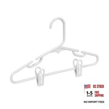 Kids Clothes Hanger, Baby Clothes Hangers with 7" x 0.25" x 11.75 inches