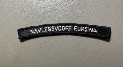 U.S. Navy NAVLEGSVCOFF Legal Office EURSWA Tab Rocker Arc Patch #040525 ...