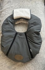 Cozy Cover Gray Infant Car Seat Cover Winter Baby Carrier Blanket Universal