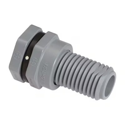 Hayward Flow Control Bfa2007tfl Bulkhead Fitting, Fkm, 3 7/8''L, Cpvc