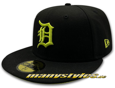 DETROIT TIGERS MLB 59FIFTY New Era Fitted Cap 1984World Series Black´Neon Green