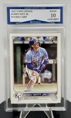 2022 Topps Update Bobby Witt Jr. Kansas City Royals Rookie Card #US100