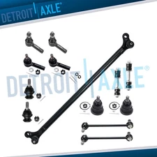 Front Inner Outer Tie Rods Sway Bars Ball Joints for 2000 - 2004 Nissan Xterra