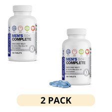 2 Pack 180ct Men 50 Multivitamin Multimineral Daily Health Support