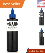 Professional Triple Black Tattoo Ink 8oz - Deep Color, Smooth Flow, USA-Made