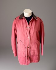 Woolrich For Women Jacket 1980s Size Medium Clay 15181 Made in USA Lined Red