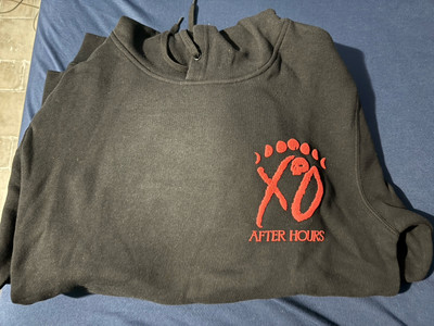 THE WEEKND (2022) Official ''After Hours'' Psychotic XO Hoodie Size Medium