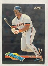 1993 Score Baseball  CECIL FIELDER The Franchise Insert Card 6 of 28 RARE HTF!!