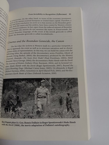 The Rwandan Genocide on Film : Critical Essays Matthew Edwards Signed 2018 - Imagen 8 de 9