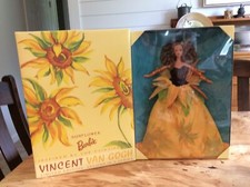 1998 VAN GOGH SUNFLOWER BARBIE - 19366 - ORIGINAL BOX - LIMITED EDITION - 2