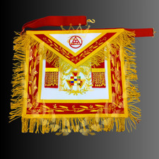 Masonic Regalia Royal Arch Gr Past High Priest Premium Quality Embroidered Apron