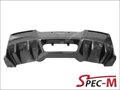 R1 Style Carbon Fiber Rear Diffuser for 2014+ Corvette C7 Stingray Z51 Z06 CF