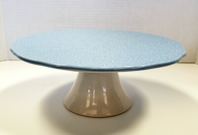 Dolly Parton SPRING Pattern 10'' Pedestal Cake Stand Tabletops Unlimited EUC