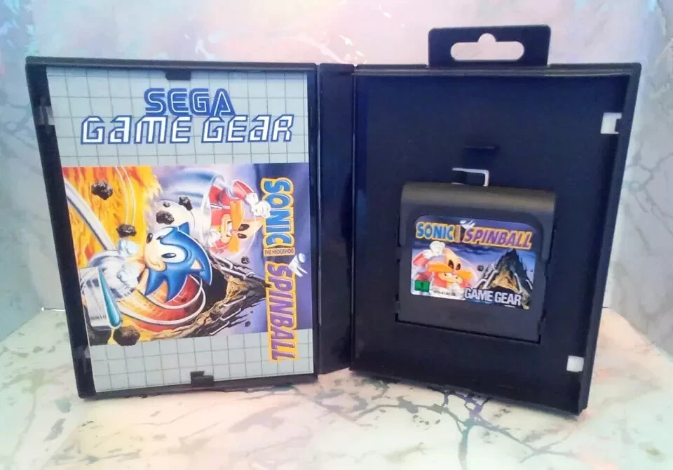 Sega Game Gear Sonic SpinBall boxed new clam case. - Image 2 of 4