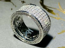 2.50Ct Round Cut Simulated Diamond Woman's Engagement Ring 14k White Gold Finish