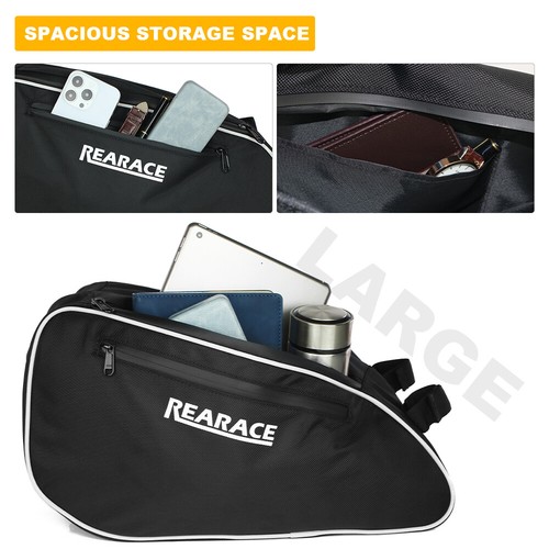 Bolsas de almacenamiento laterales de 2 piezas aptas para Polaris Slingshot GT LE/S/SL/SLR/SLR LE 2018 - Imagen 5 de 9