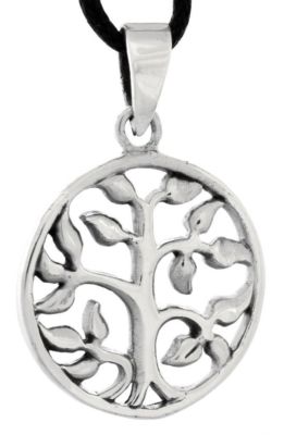 Rowan Zauberbaum Lebensbaum Anhänger Silber Schmuck - NEU