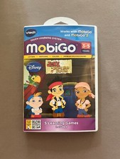 Vtech Mobigo Disney Jake Neverland Pirates Touch Learning System Game 3-5, New 