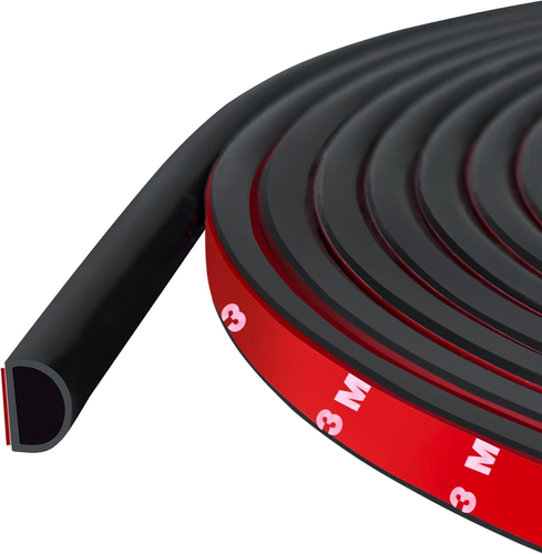 Weather Stripping Door Seal Self Adhesive Door Weather Strip Silicone D Shaped D