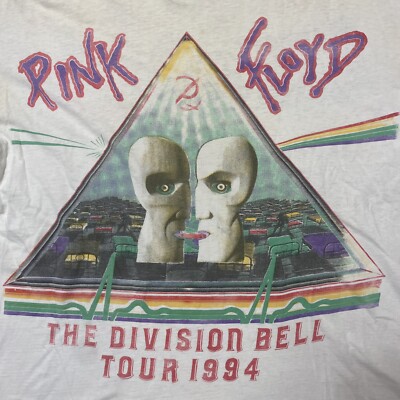 Vintage Pink Floyd Tour 1994 The Division Bell T-shirt size XL