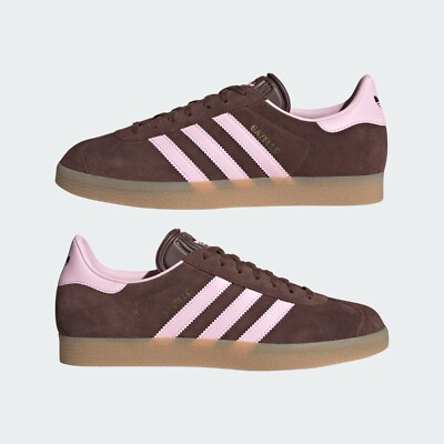 スニーカー ADIDAS GAZELLE AUBURN CLEAR PINK JH5666 Adidas Gazelle Sneakers Original Shoes Auburn/Clear Pink/Gum