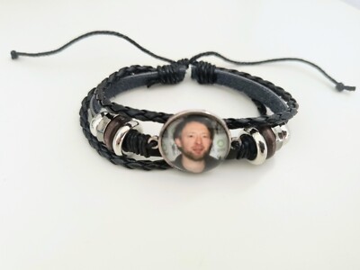 Thom Yorke Radiohead PU Leder Armband verstellbar