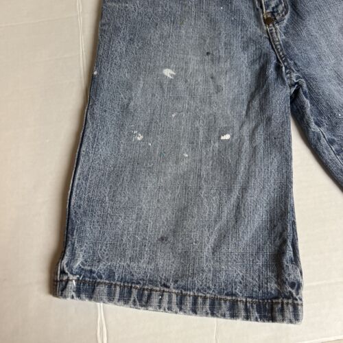 ECKO UNLTD Denim Foundry long Shorts size 14 Boys 1972 Embroidery Logo - Picture 3 of 10