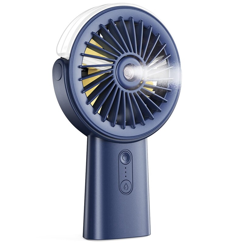 Misting Fan Portable Handheld Fan, 4000MAh Hand Mist Fan 90