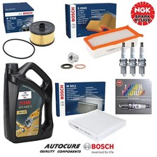 FOR RENAULT CLIO DYNAMIQUE 0.9L MK4 2012-2016 BOSCH FILTER SERVICE KIT NGK PLUGS