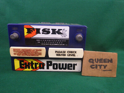 Vintage Fisk car battery case/advertising-service station display model 1960-70s