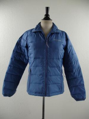 Women's sz XS Columbia Nordic Point III Interchange Omni-Heat Puffer Jacket Blue