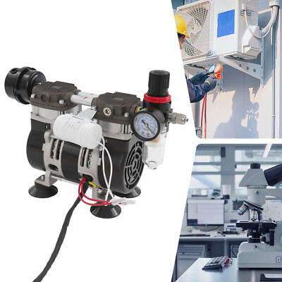 230W Elektrisch Labor-Vakuumpumpe ölfreie medizinische Stummpumpe Vakuumpumpe DE