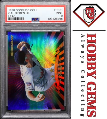 CAL RIPKEN JR PSA 9 1998 Donruss Collections Prized Collections #61 Print Run 56