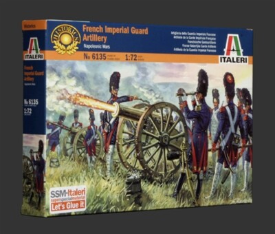 Maquette ITALERI 1/72 Artillerie Française de la garde Impériale 1805