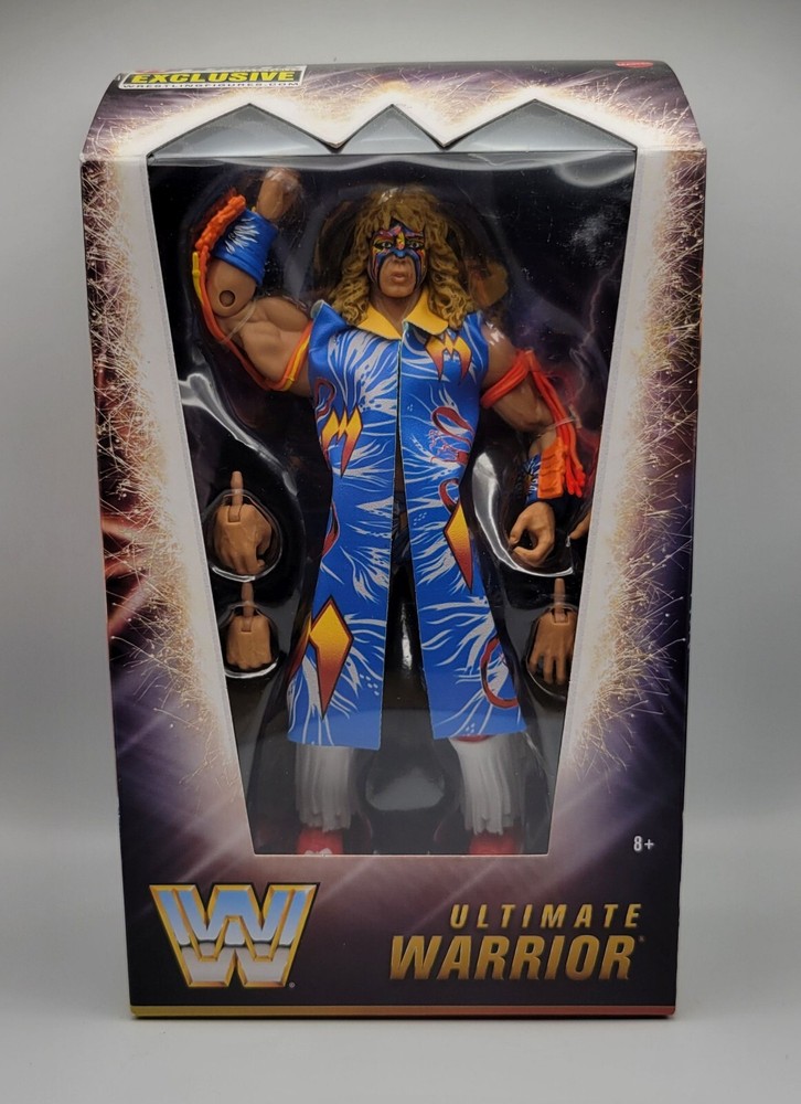WWE Mattel ULTIMATE WARRIOR Elite Ringside Exclusive Wrestling Figure NEW WM12
