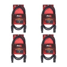 Pack of 4x Pro X 6 Ft Male to Female 12AWG Power Cable for Power Connection