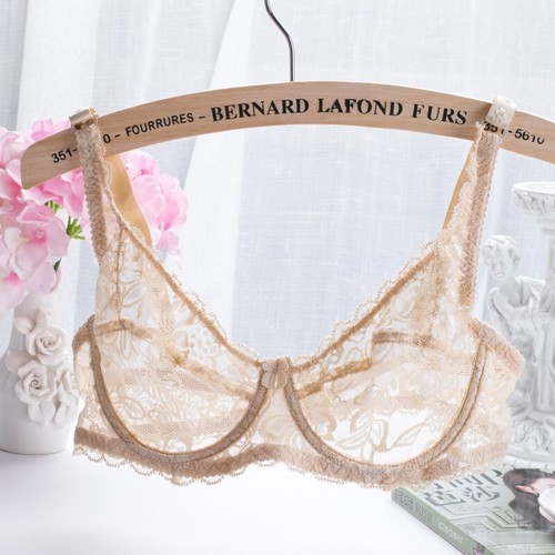 Half Cup Open Shelf Bra Women's Plus Size Underwire Push Up Bra SZ 32-44 ABCD - Picture 4 of 39