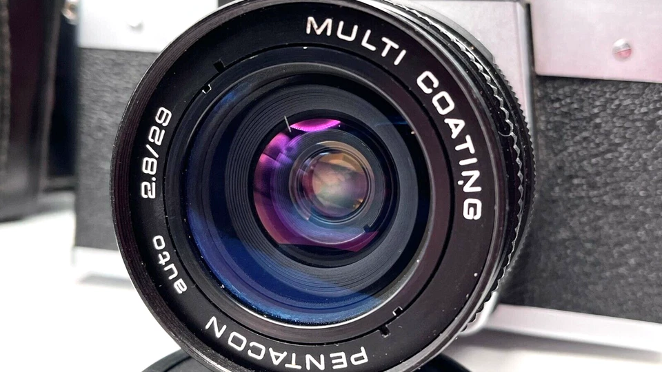 Praxis LTL con coche 2,8/29 mm, M42, orig. manual del propietario, estuche rígido, juego limpio Foto 2 de 4