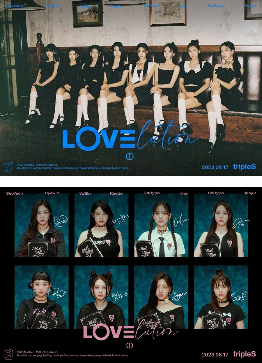 tripleS [LOVElution ↀ/MUHAN] Debut MiniAlbum CD+Photo Book+Objekt