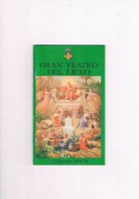 Libreto Teatro Liceo Temporada opera 1978 caballero rosa buque fantasma walkiria