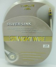 Straightwire Silver-Link RCA Composite video/Coaxial Digital Audio 2 Meter