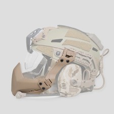 FMA Halbgesichtsmaske Dichtung Maske klappbar Schutz f&uuml;r Helm A Version Hunting