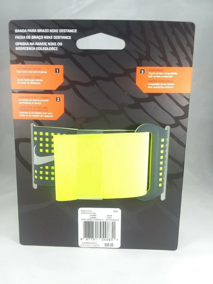NIKE Distancia Correr PULSERA Almacenamiento SAMSUNG GALAXY S4 iPhone 6 7 8 Precio de venta sugerido por el fabricante $35 Foto 2 de 4
