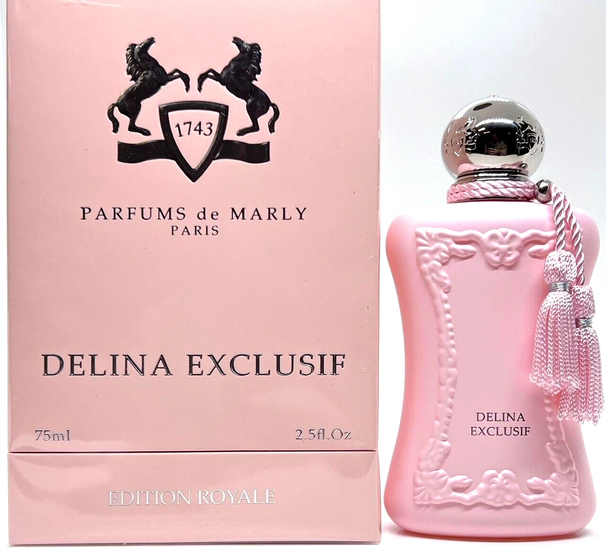 PARFUMS DE MARLY DELINA EXCLUSIF EAU DE PARFUM SPRAY FOR WOMEN 2.5 Oz / 75  ml