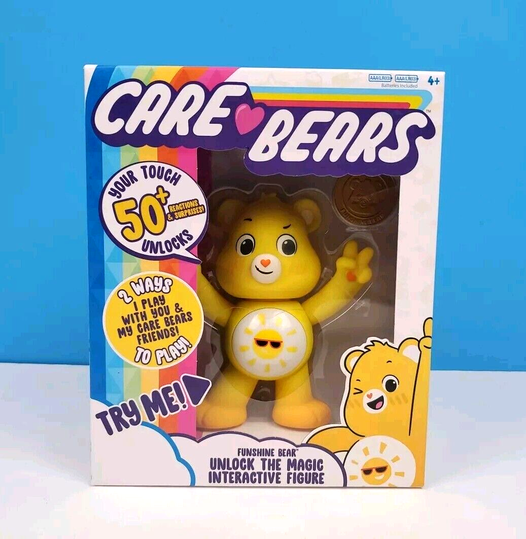 CARE BEARS Unlock The Magic Interactive Figure 50+ REACTIONS 